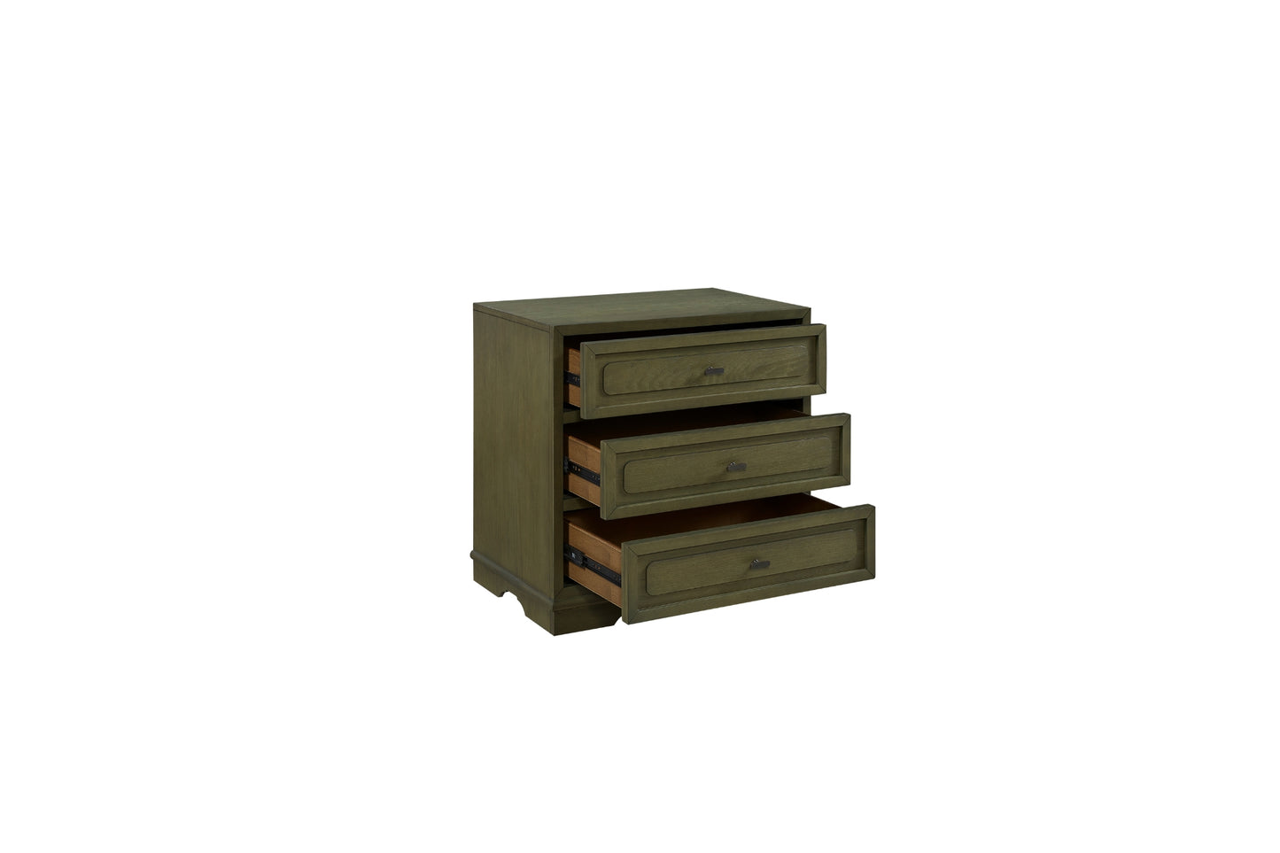 Pistachio 3 Drawer Nightstand