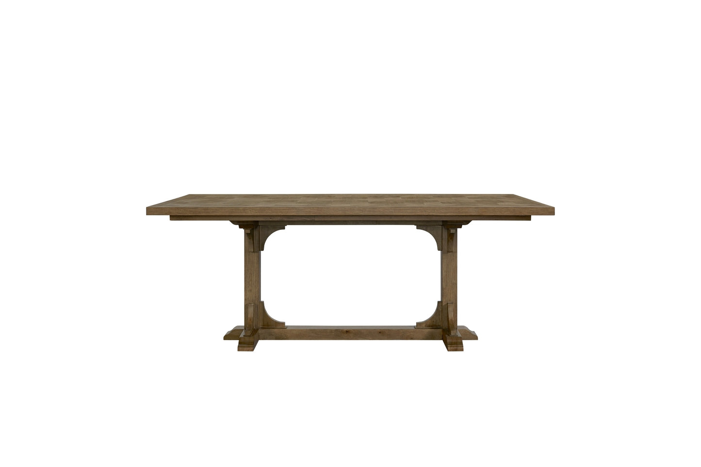 Almond Counter Height Trestle Table