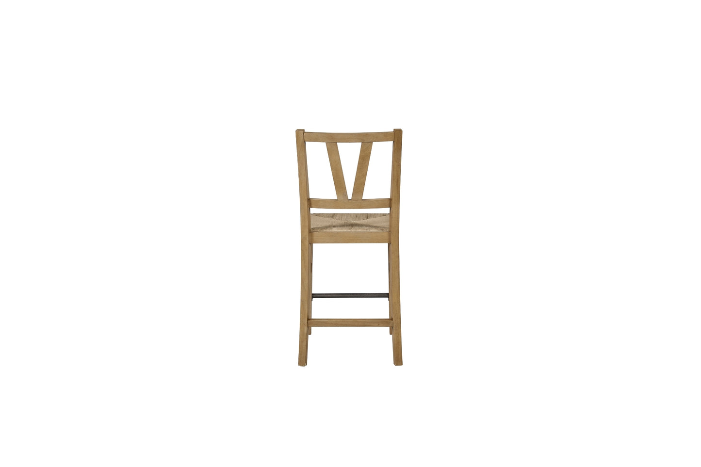Cashew Counter Height Slat Back Chair