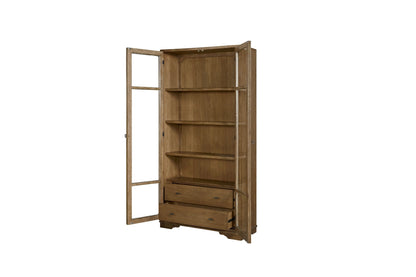 Almond Display Cabinet