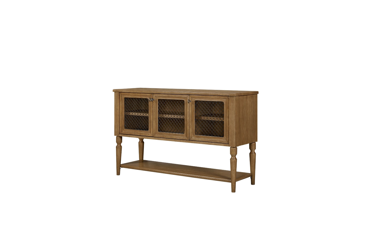 Almond Server with Mesh Door Fronts