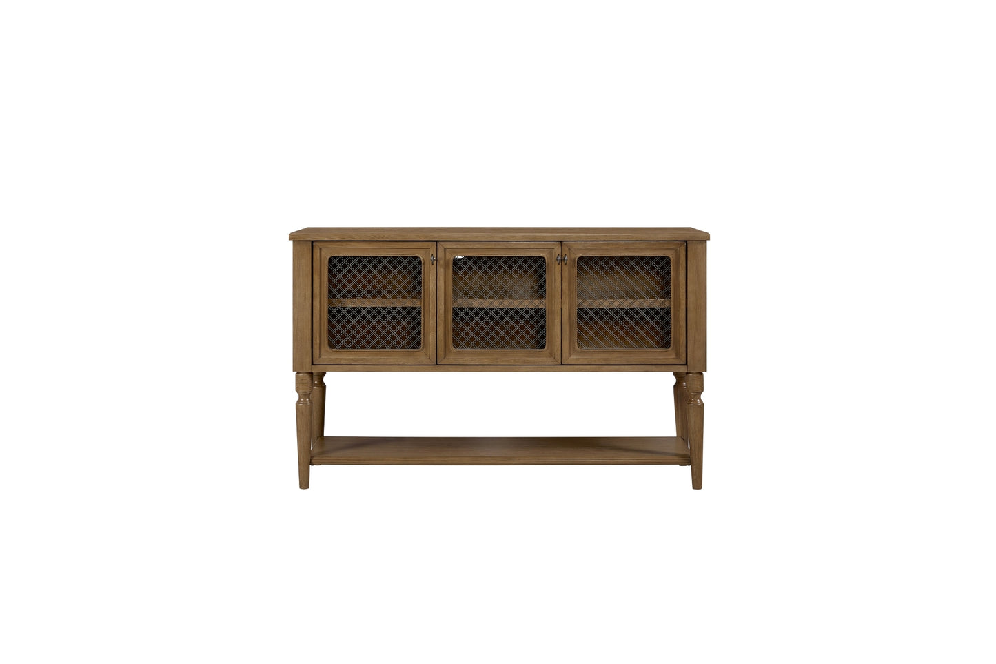 Almond Server with Mesh Door Fronts