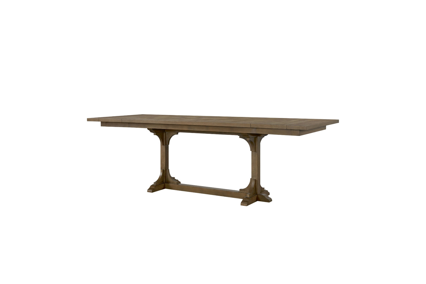 Almond Counter Height Trestle Table