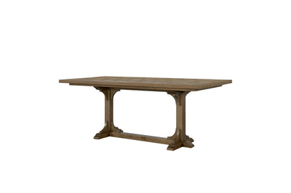 Almond Counter Height Trestle Table