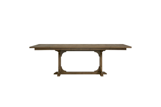 Almond Counter Height Trestle Table