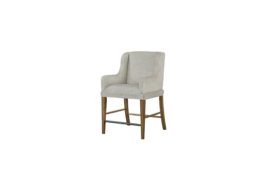 Almond Upholstered Counter Stool