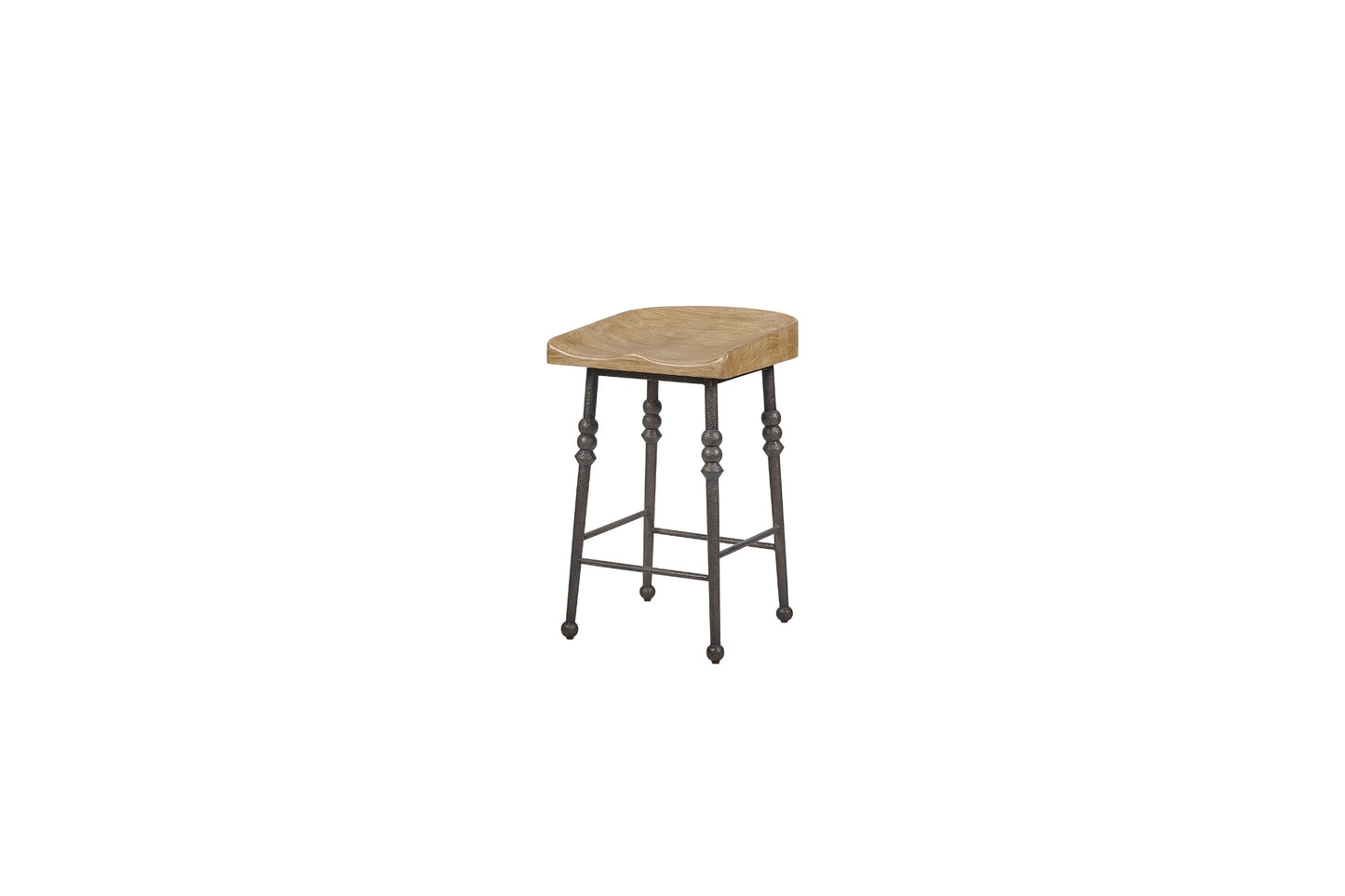 Cashew Counter Height Saddle Stool