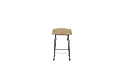 Cashew Counter Height Saddle Stool
