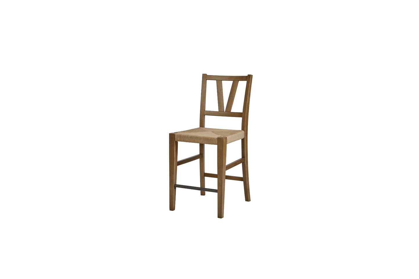 Almond Counter Height Slat Back Chair