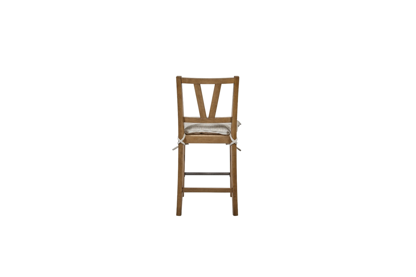Almond Counter Height Slat Back Chair