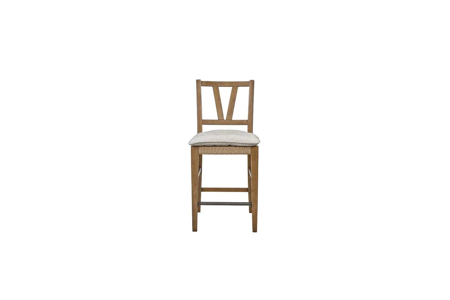 Almond Counter Height Slat Back Chair