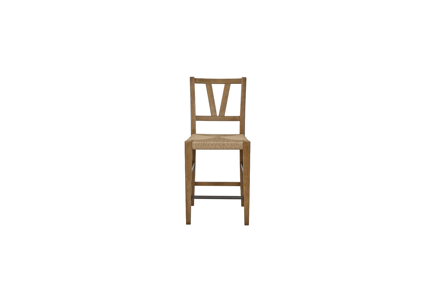 Almond Counter Height Slat Back Chair