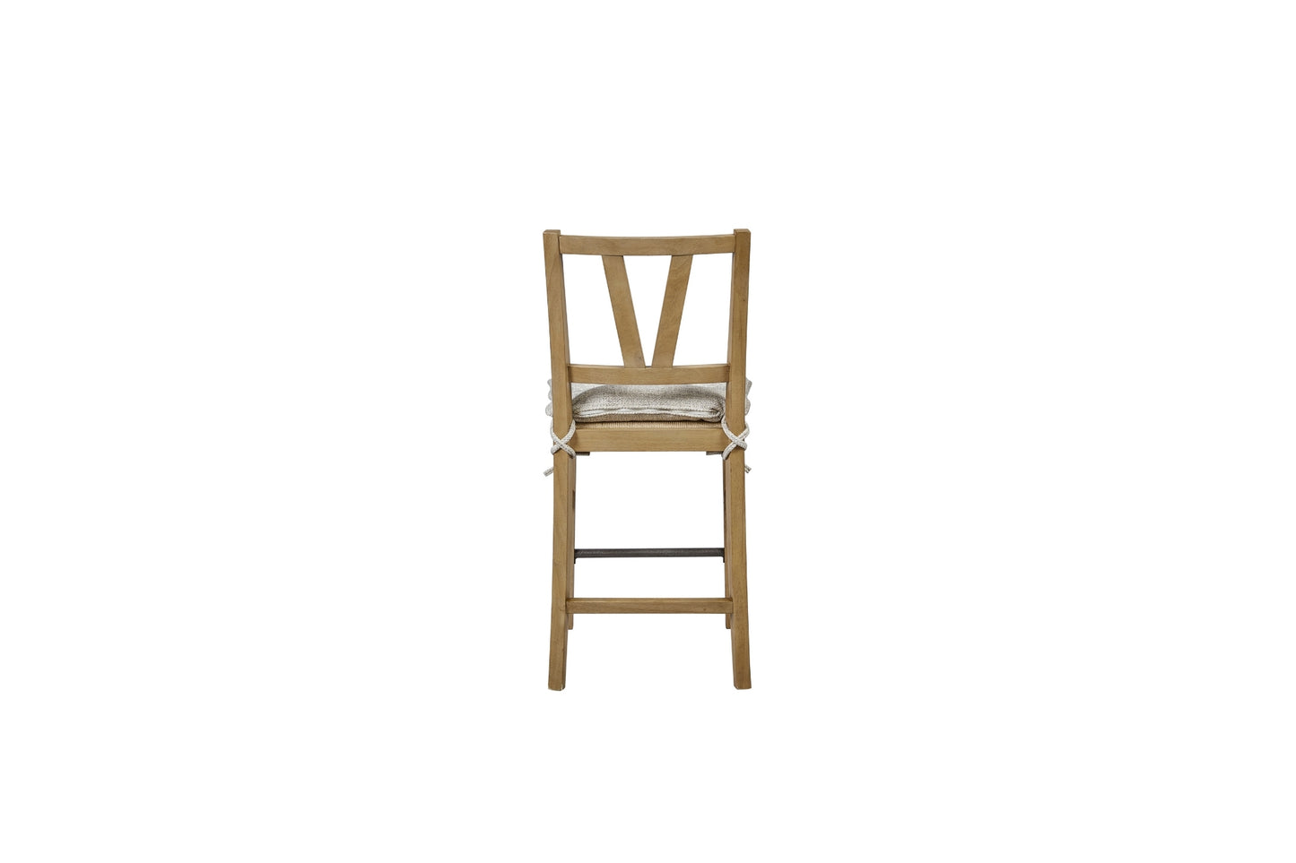Cashew Counter Height Slat Back Chair
