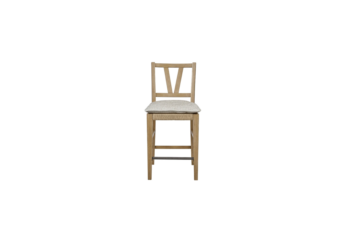 Cashew Counter Height Slat Back Chair