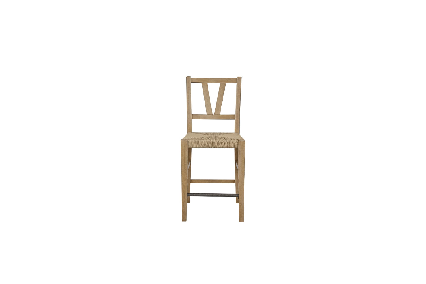 Cashew Counter Height Slat Back Chair